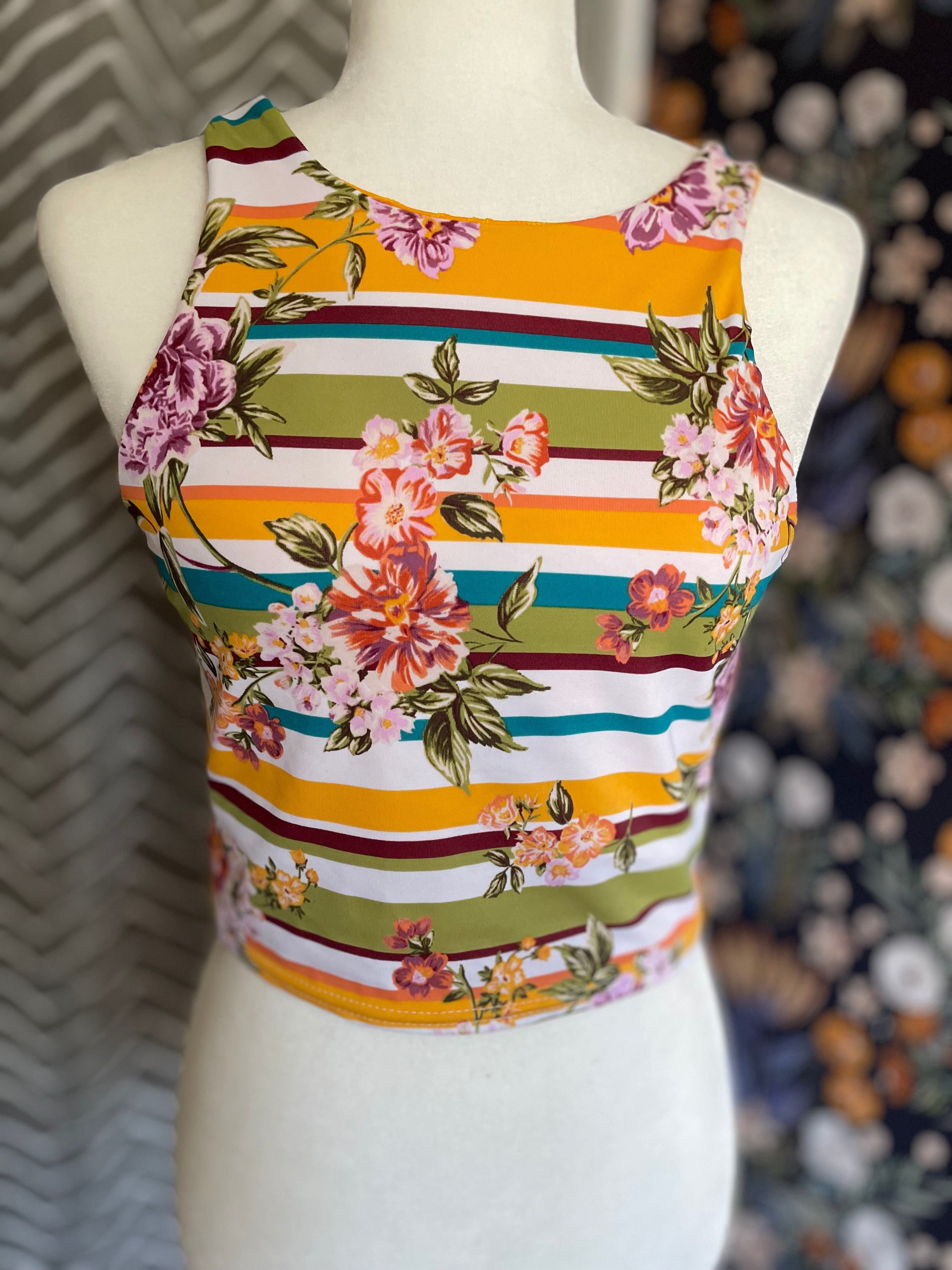 Reversible Crop Top - Small